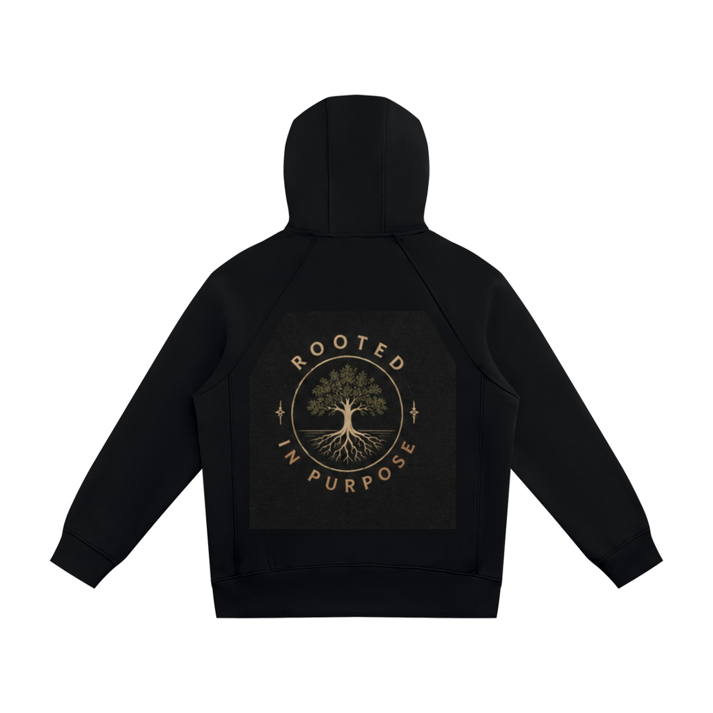 Unisex Raglan Full Zip Hoodie