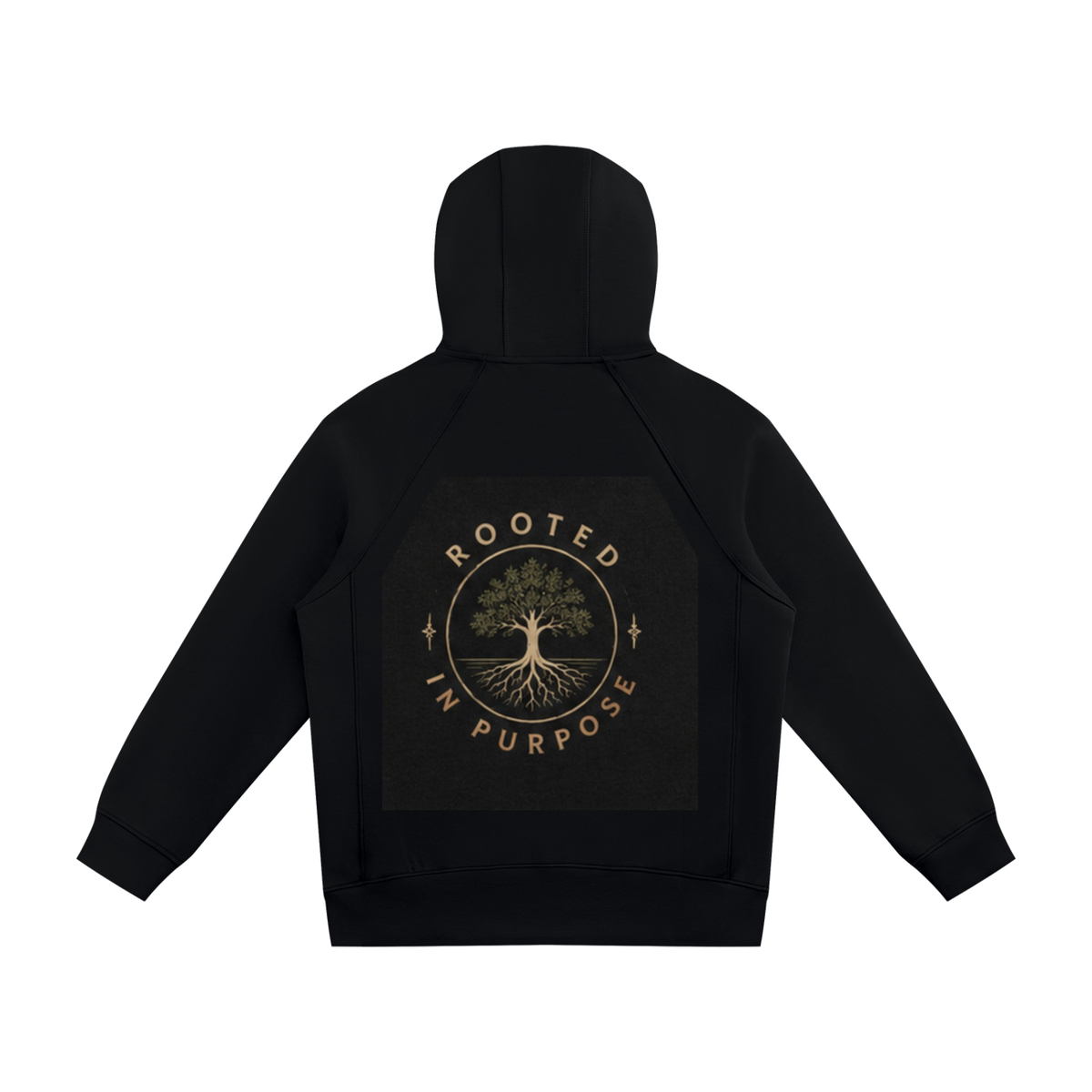 Unisex Raglan Full Zip Hoodie