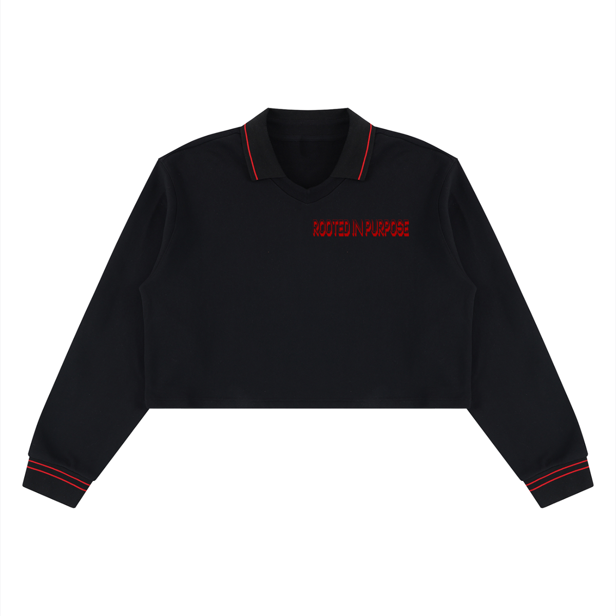 Women’s Crop Collared Sweatshirt