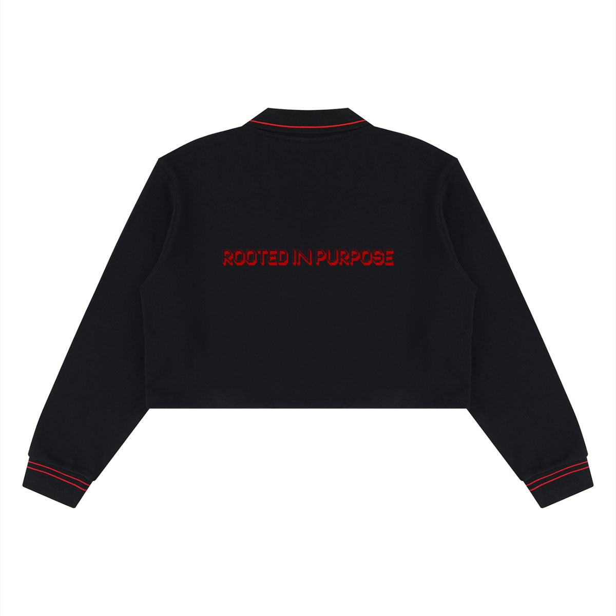 Women’s Crop Collared Sweatshirt